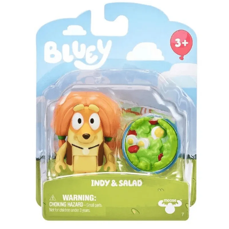 Figura Bluey Story - Starter Single Pack - Indy e Salad MATTEL