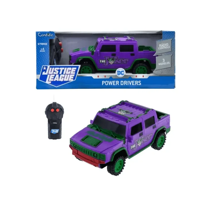 Veiculo Power Drivers - RC 3 Func - The Joker - Candide CANDIDE
