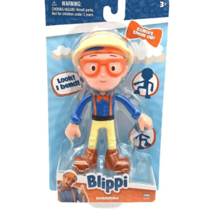 Boneco - Blippi - Bendables - Chapeu Bege - Candide CANDIDE