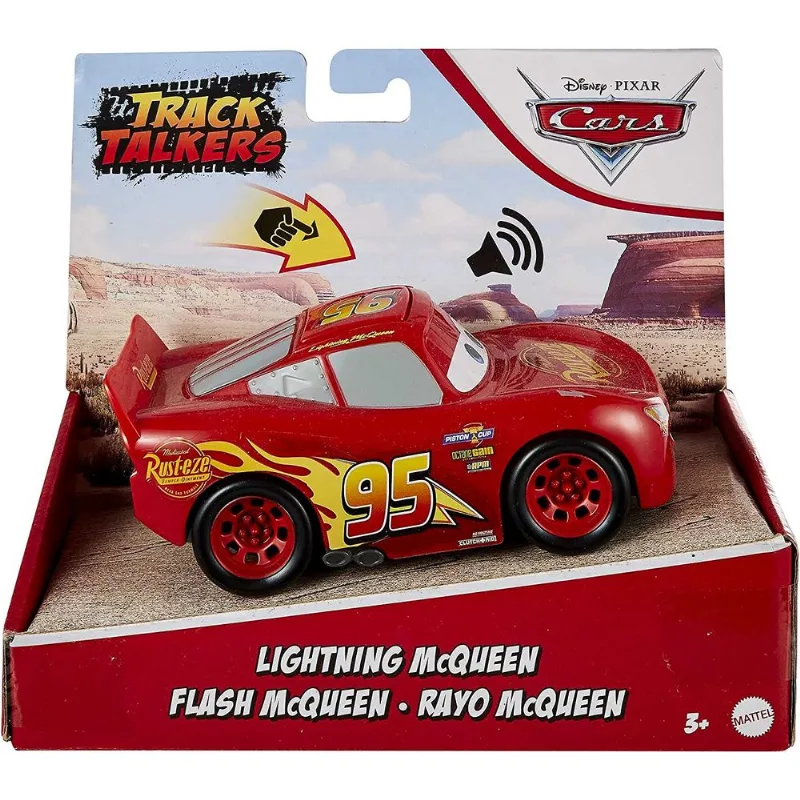 Carrinho - Disney Relampago McQueen Com Sons (GXT28) MATTEL