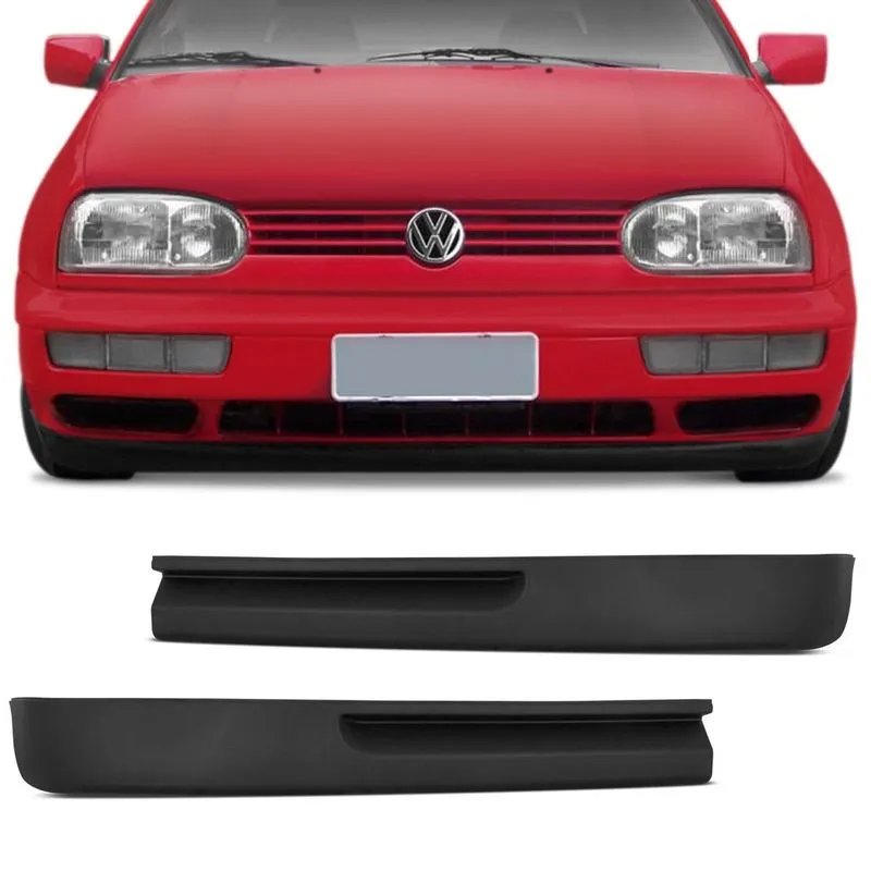 Saia Spoiler Para-choque Dianteiro Golf Mexicano GTI GLX 1992 1993 1994 1995 1996 1997 1998 - Lado Direito Passageiro