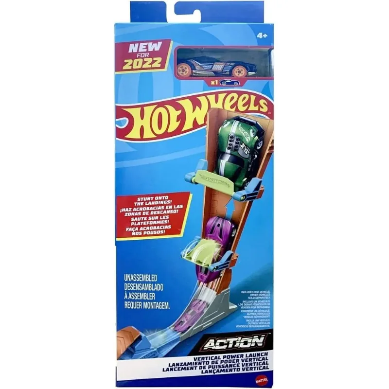 Pista - HW Lancamento Vertical - Set de Acrobacias MATTEL