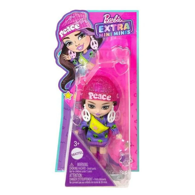 Boneca - Extra Mini Roupas De Moda - Roxo MATTEL