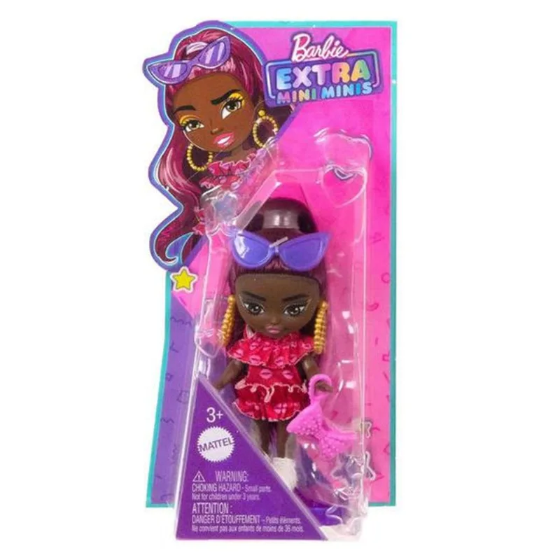 Boneca - Extra Mini Roupas De Moda - Vermelho MATTEL
