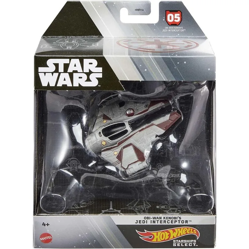 Hot Wheels - Star Wars - Obi-Wan Kenobis Jedi Interceptor - Starships Select MATTEL Hot Wheels - Star Wars - Obi-Wan Kenobi's Jedi Interceptor - Starships Select MATTEL