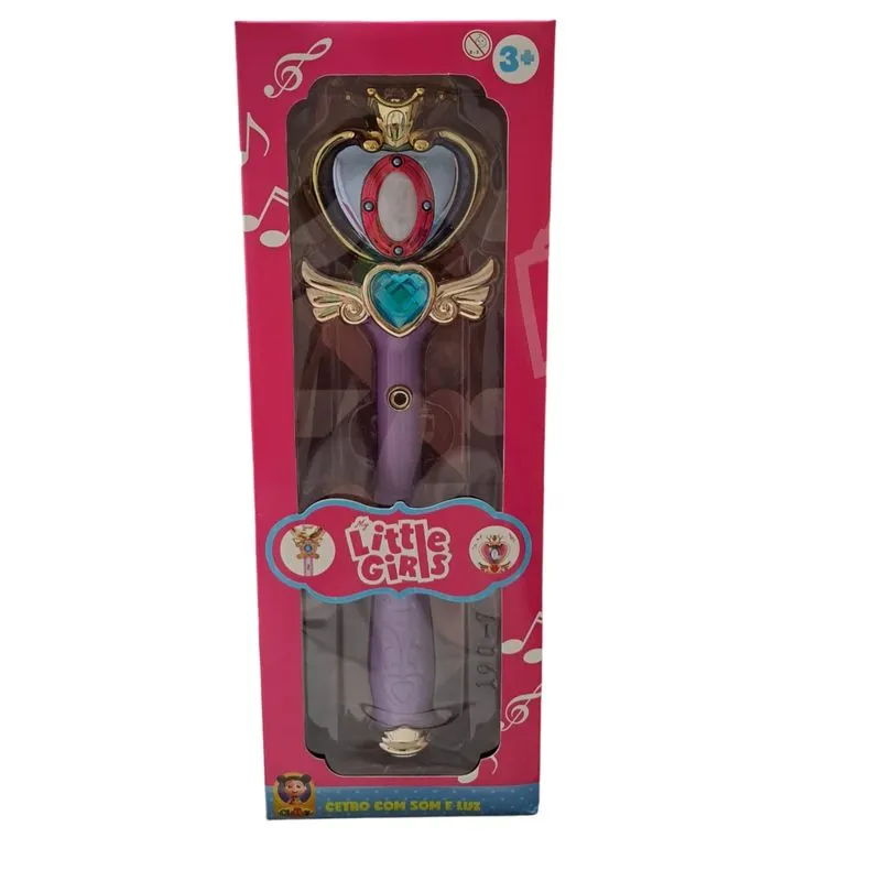 Cetro - My Little Girls - Com Som e Luz Roxo HONGYAO