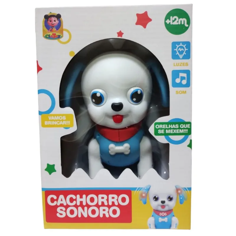 Robo - Cachorro Sonoro Azul HONGYAO
