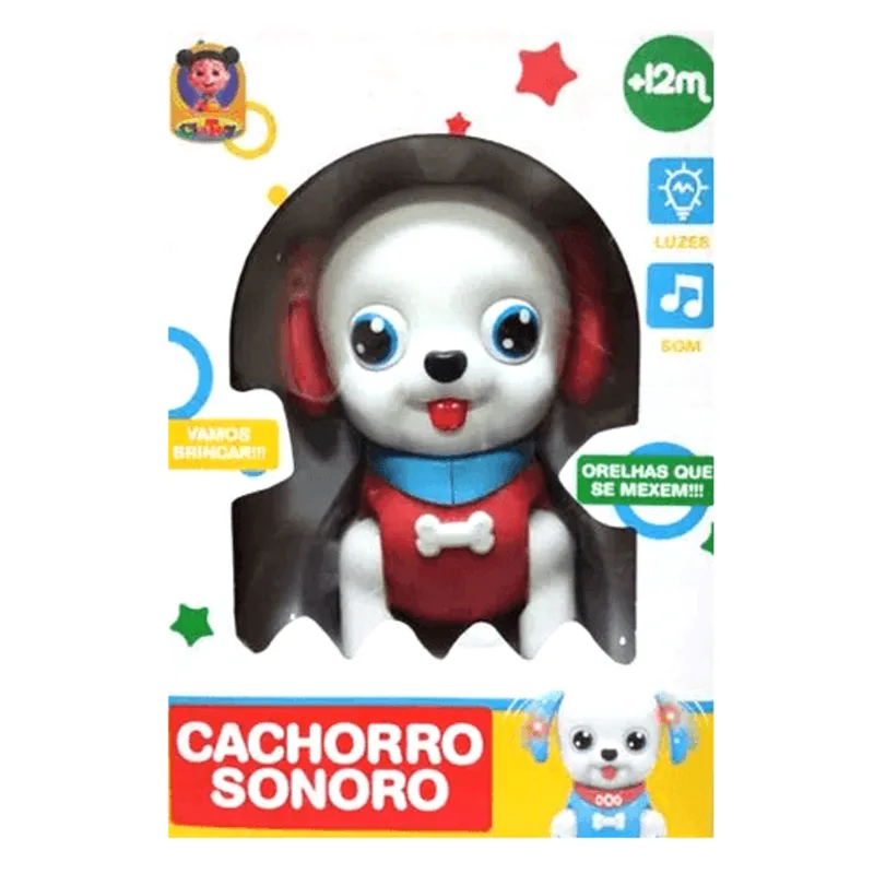 Robo - Cachorro Sonoro Vermelho HONGYAO