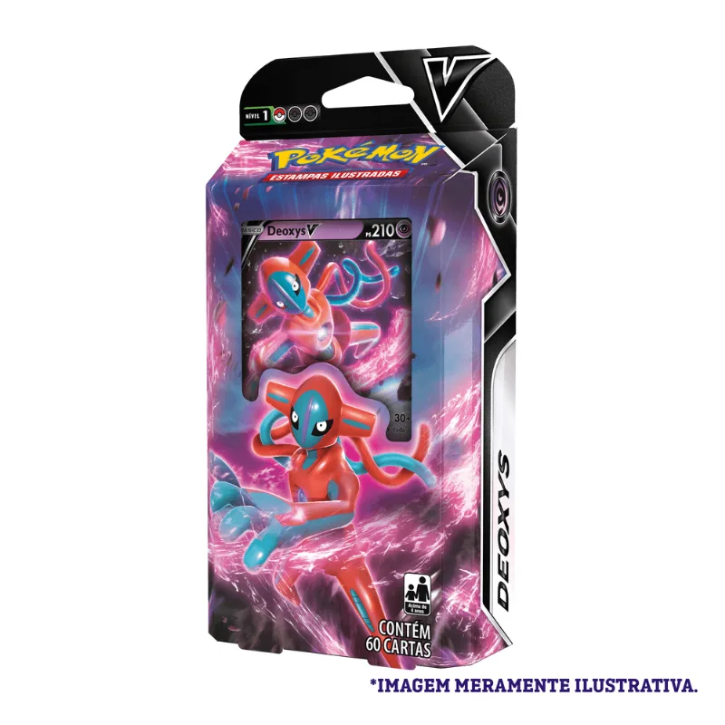 Cartas - Deck Baralho de Batalha V - Pokemon Deoxys V - COPAG DA AMAZONIA