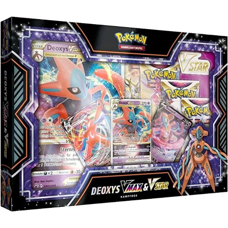 Cartas - Box Pokemon - Colecao de Batalha - Deoxys Vmax e V-Astro COPAG DA AMAZONIA
