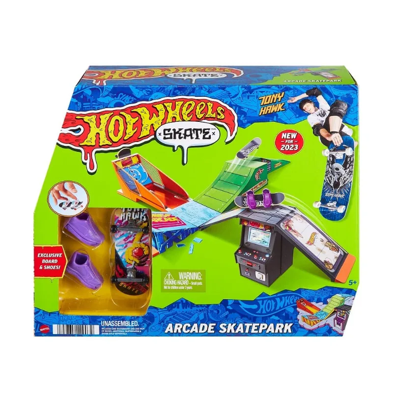 Pista - Skate de Dedo - Hot Wheels - Arcade Skatepark MATTEL