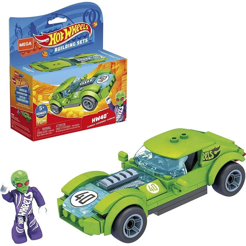 Blocos de Montar - Mega Construx Hot Wheels - HW40 - GVM28 MATTEL