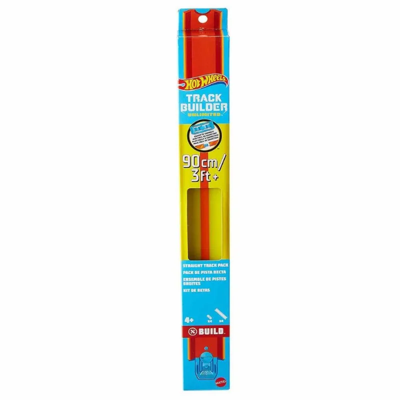 Pista - Hot Wheels -Track Builder - Reta Amarela - HGK07 MATTEL