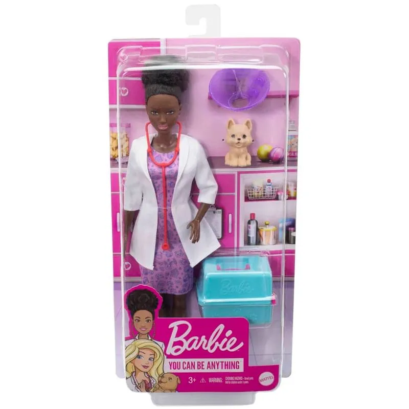 Boneca - Barbie Profissoes Deluxe - Veterinaria - GYJ98 MATTEL