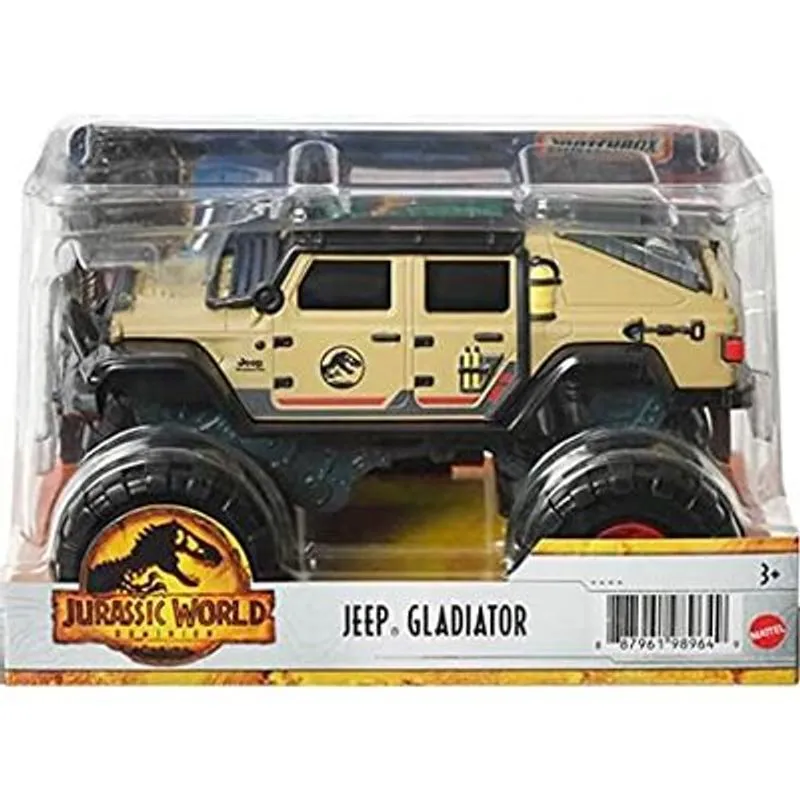 Carrinho Matchbox - Jeep Gladiator - Jurassic World Dominion - FMY48 MATTEL