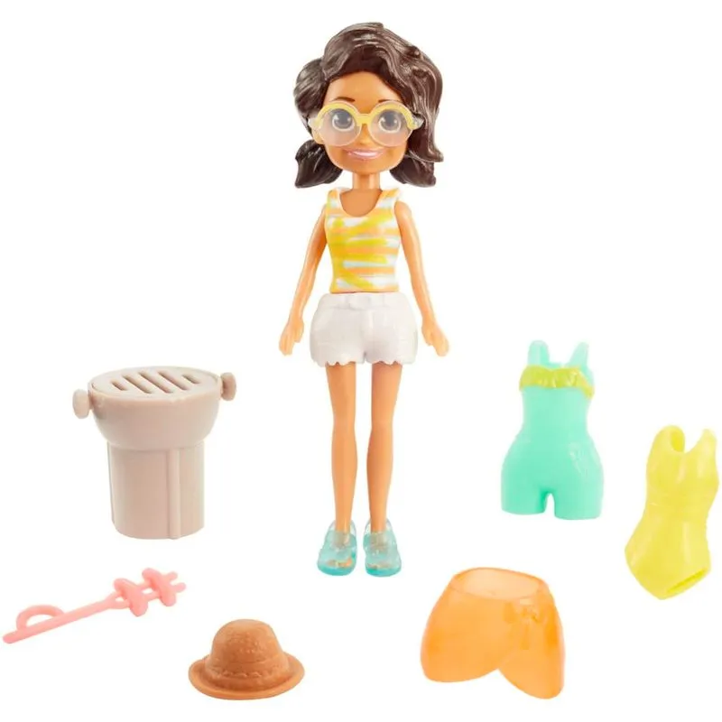 Boneca - Polly Pocket - Pack Fashion Shani na Praia - GDM01 - MATTEL