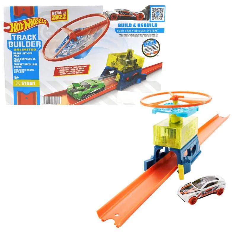 Conjunto - Pista Hot Wheels - Drone Lift-Off - GLC87 - MATTEL