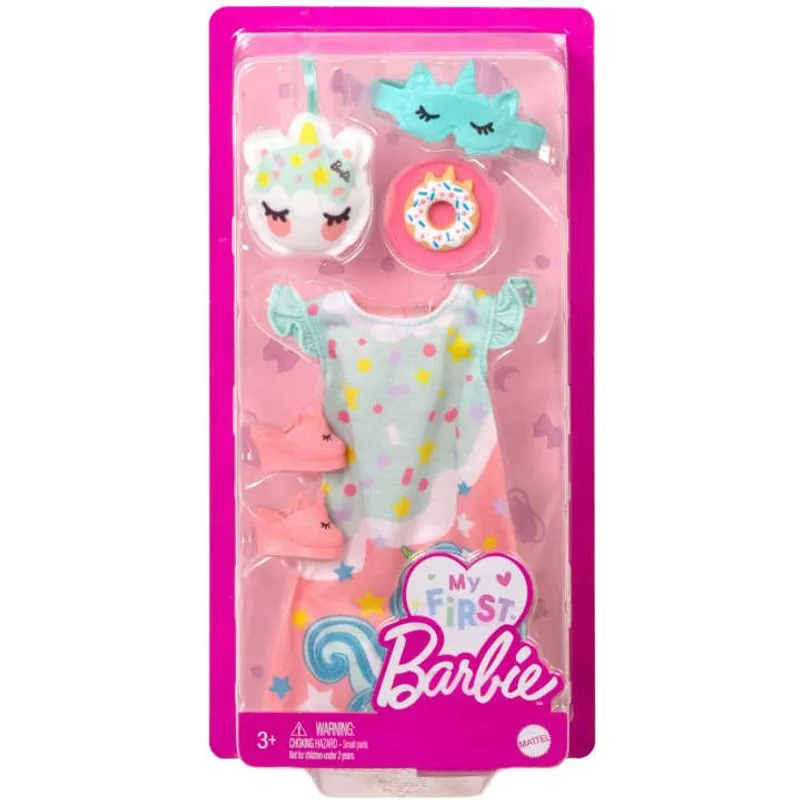 Kit Roupas - Minha Primeira Barbie - Pijama - My First MATTEL