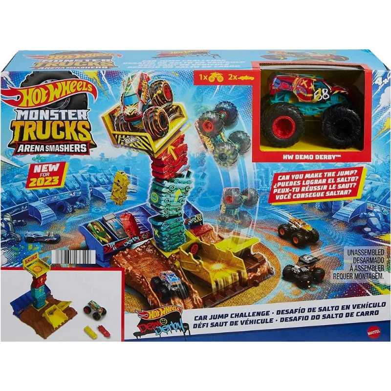Pista - Monster Trucks - Desafio do Giro Tiger Shark MATTEL