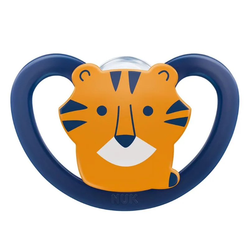 Chupeta Nuk Space - Tam 2 Silicone - Tigre NUK