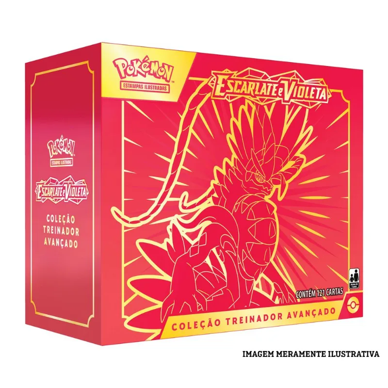 Cartas - Box Pokemon - Treinador Avancado - Koraidon Escarlate e Violeta - 32570 COPAG DA AMAZONIA