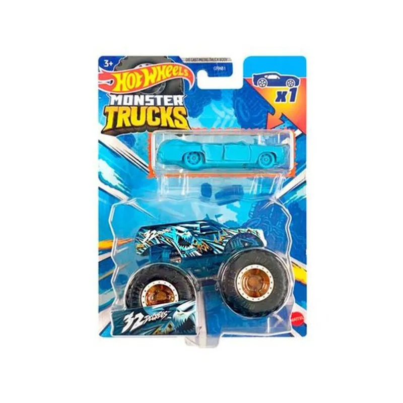 Carrinhos - Hot Wheels - Monster Trucks 32 Graus - GRH81 MATTEL