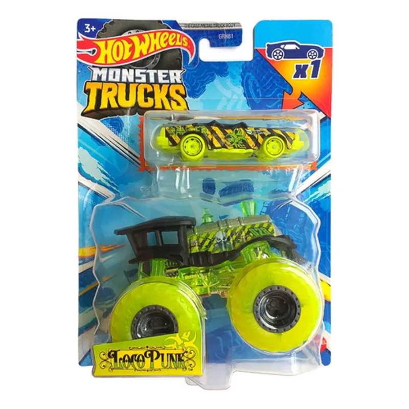 Carrinhos - Hot Wheels - Monster Trucks 32 Loco Punk - GRH81 MATTEL