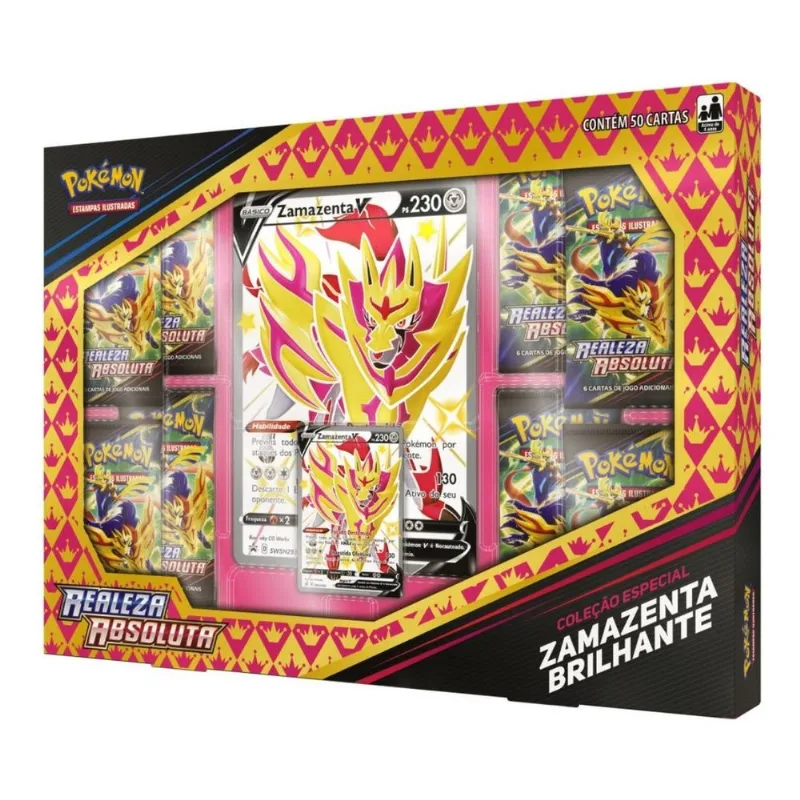 Cartas - Zamazenta Pokemon Box COPAG DA AMAZONIA