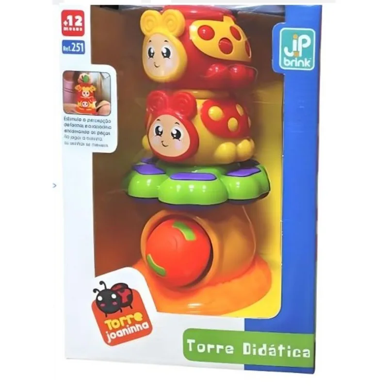 Torre Didatica Joaninha - Amarela JP BRINK LTDA EPP