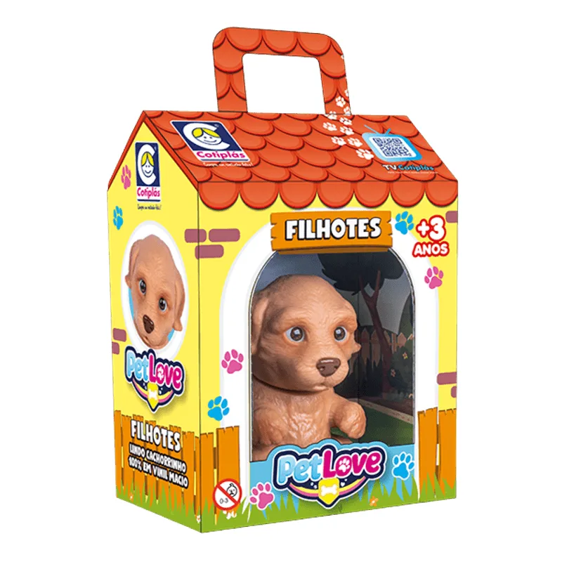 Boneco - Cachorrinho Golden ( 2668 ) COTIPLAS