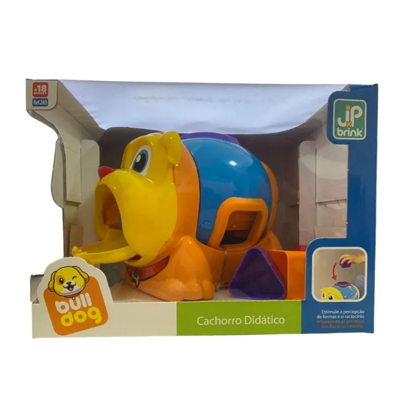 Cachorrinho - Bulldog Didatico - Azul - 283 JP BRINK LTDA EPP