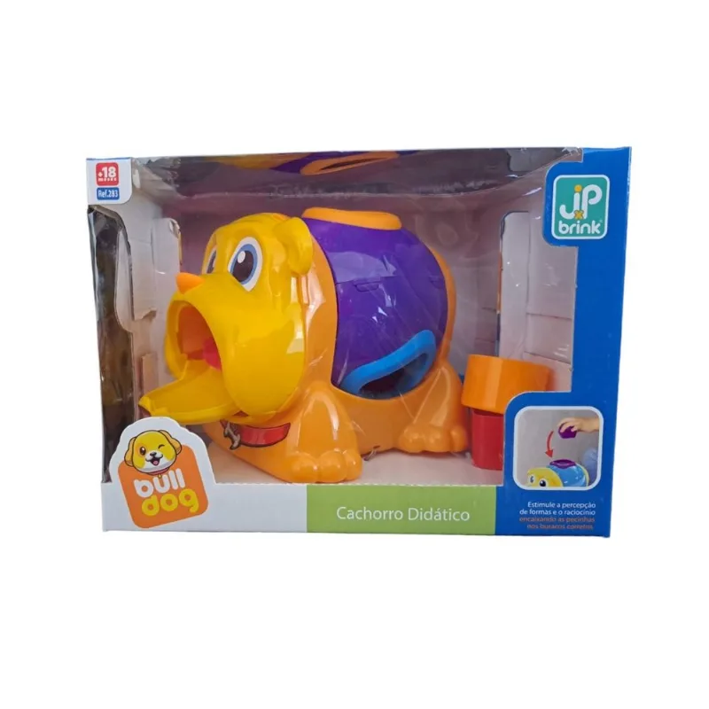 Cachorrinho - Bulldog Didatico - Roxo - 283 JP BRINK LTDA EPP