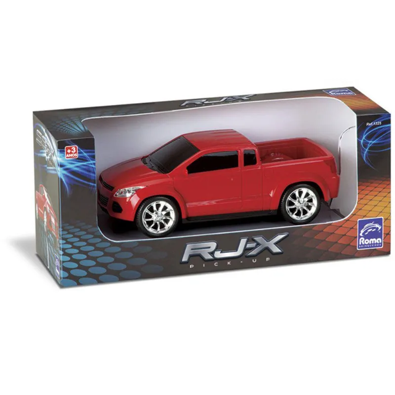 Caminhonete - Roda Livre - Pick-Up RJ-X Vermelho - 1325 - ROMA JENSEN