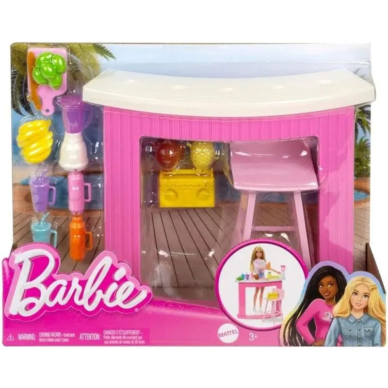 Conjunto - Barbie - Moveis Basicos Balcao - HPT51 - MATTEL