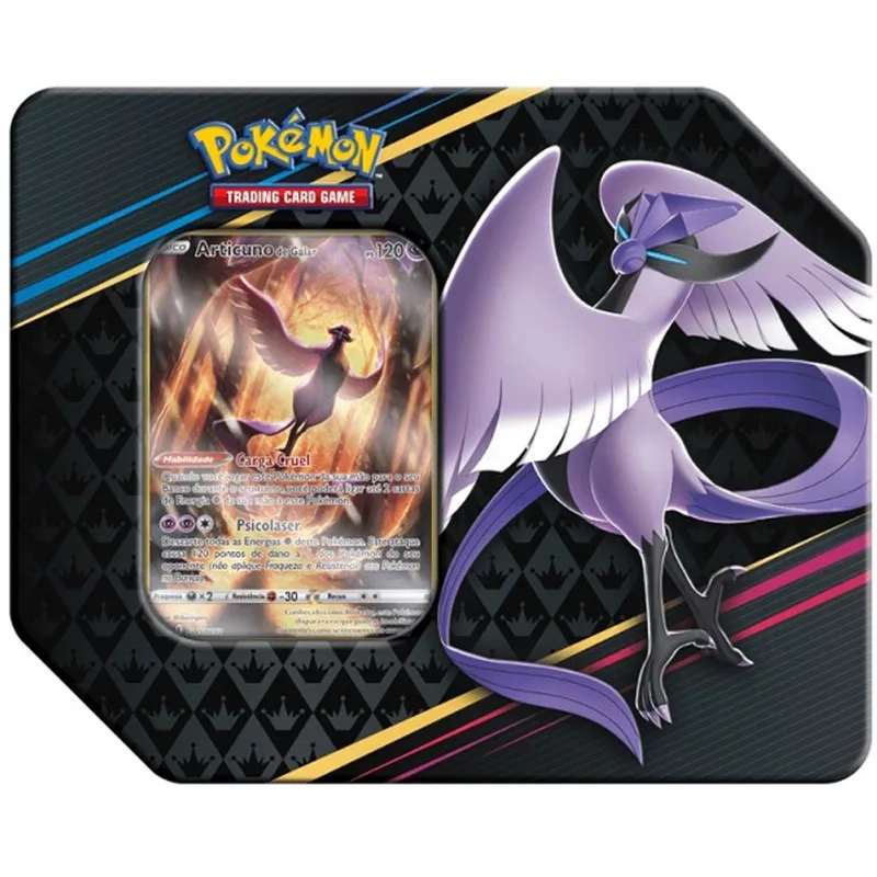 Cartas - Articuno Pokemon Lata Realeza Absoluta COPAG DA AMAZONIA