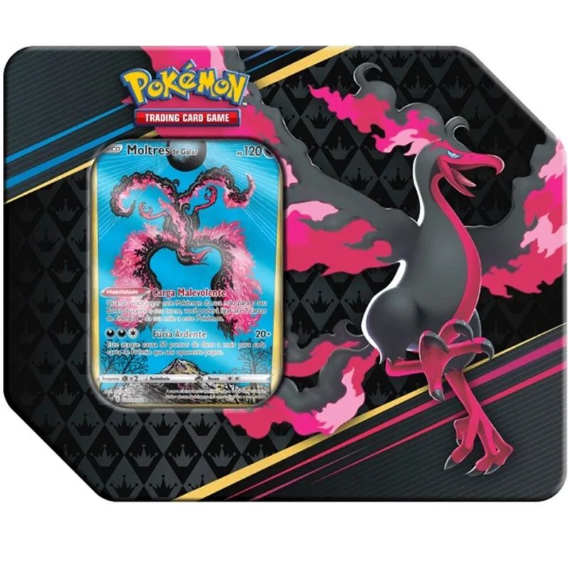 Cartas - Moltres Pokemon Lata Realeza Absoluta COPAG DA AMAZONIA