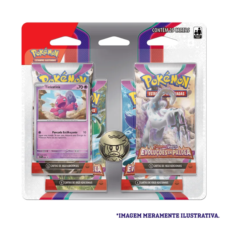 Cartas - Tinkatink Pokemon Blister Quadruplo COPAG DA AMAZONIA