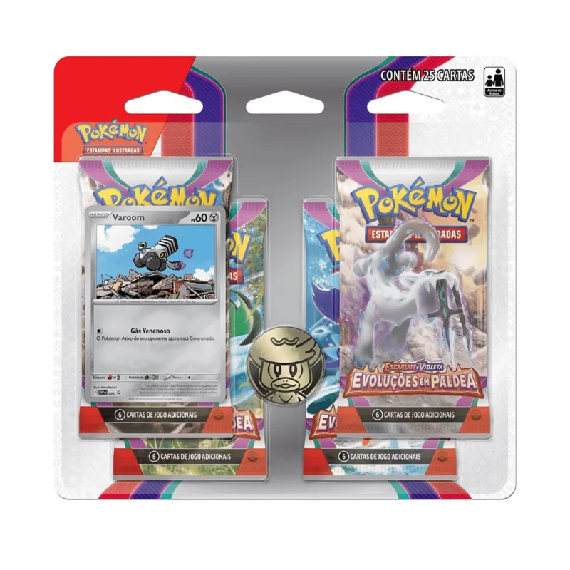 Cartas - Varoom Pokemon Blister Quadruplo COPAG DA AMAZONIA