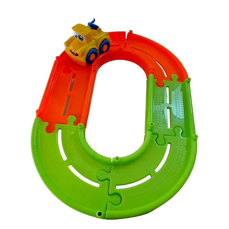 Pista Interativa - Happy Cars - Caminhaozinho Guincho Rebocador Amarelo - 259 - JP BRINK LTDA EPP