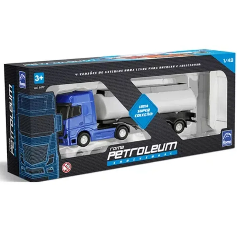 Caminhao Petroleum - Azul - Carreta Individual - Tanque - 1477 ROMA JENSEN