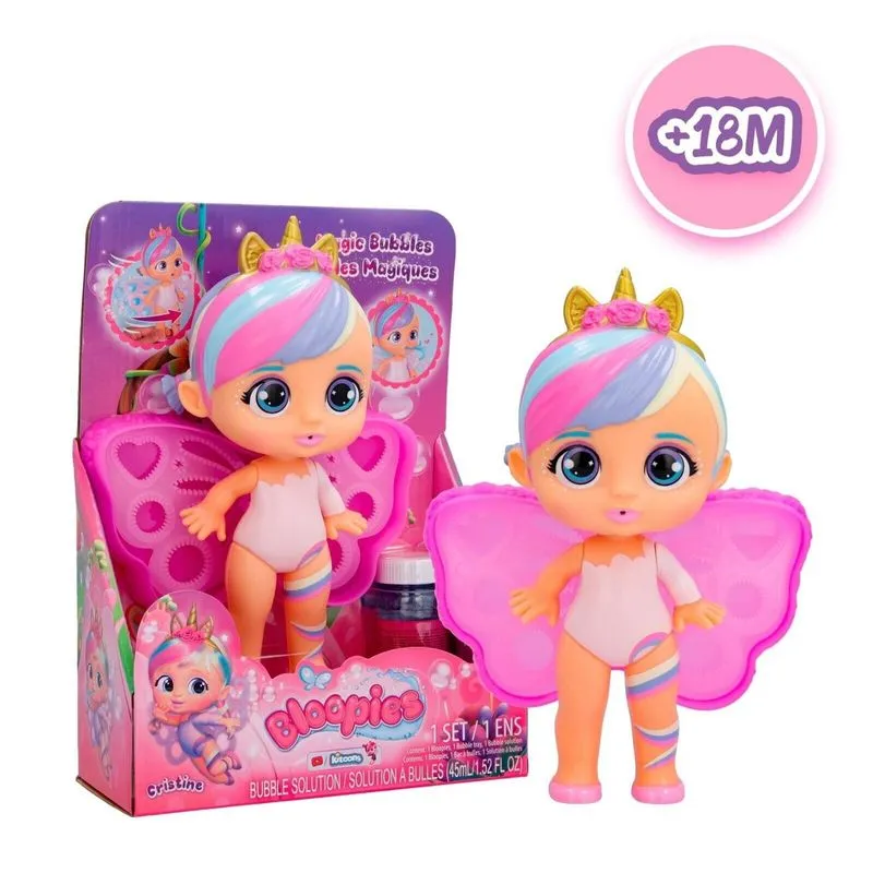 Boneca - Bloopies Magic - Cristine Cabelo Arco-Iris MULTIKIDS