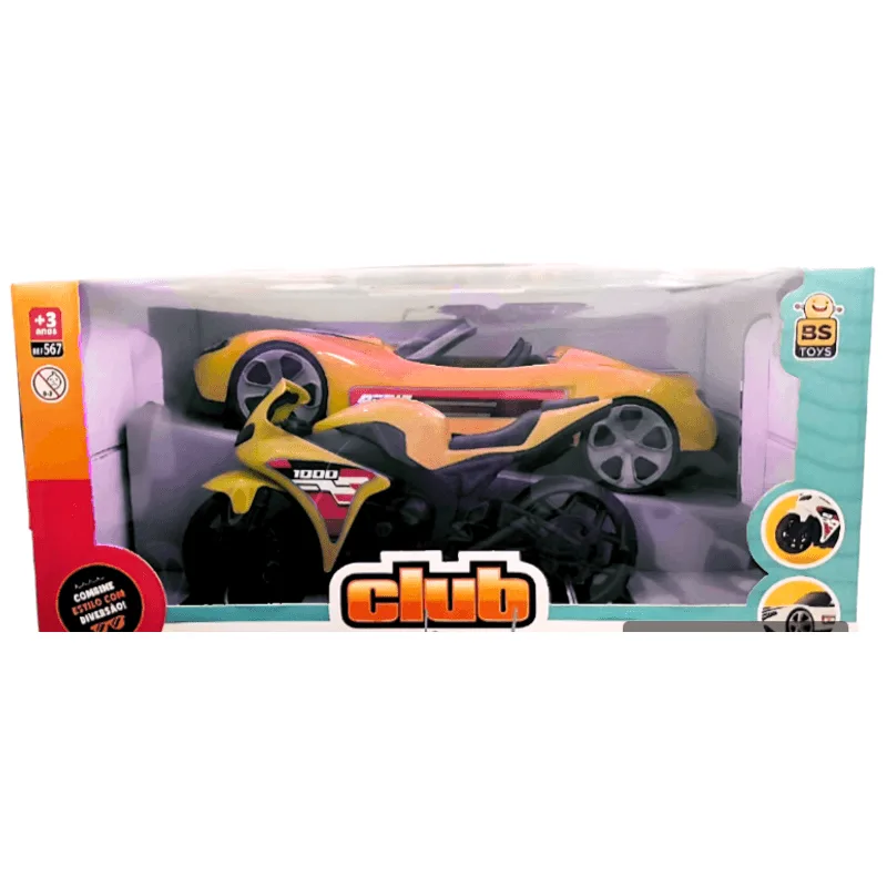 Carro e Moto - Amarelo Club weekend - 567 BSTOYS