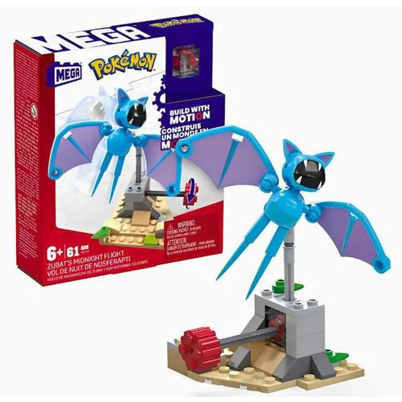 Blocos de Montar - Mega Pokemon - Zubat - HDL75 MATTEL