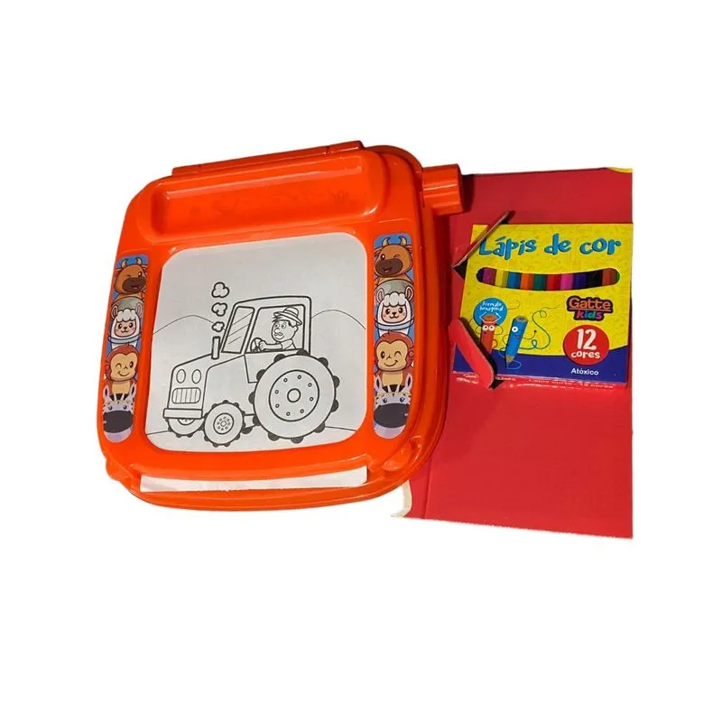 Mesa - Mesinha Para Pintar Laranja BSTOYS