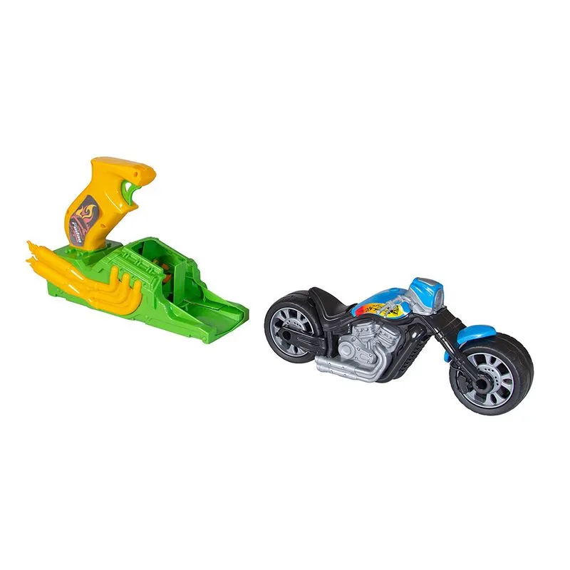 Lancador - Moto Rodao Azul BSTOYS