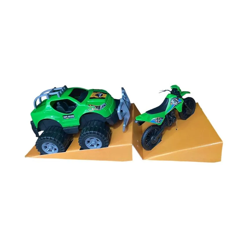 Carro e Moto - Desafio Rally - Verde BSTOYS