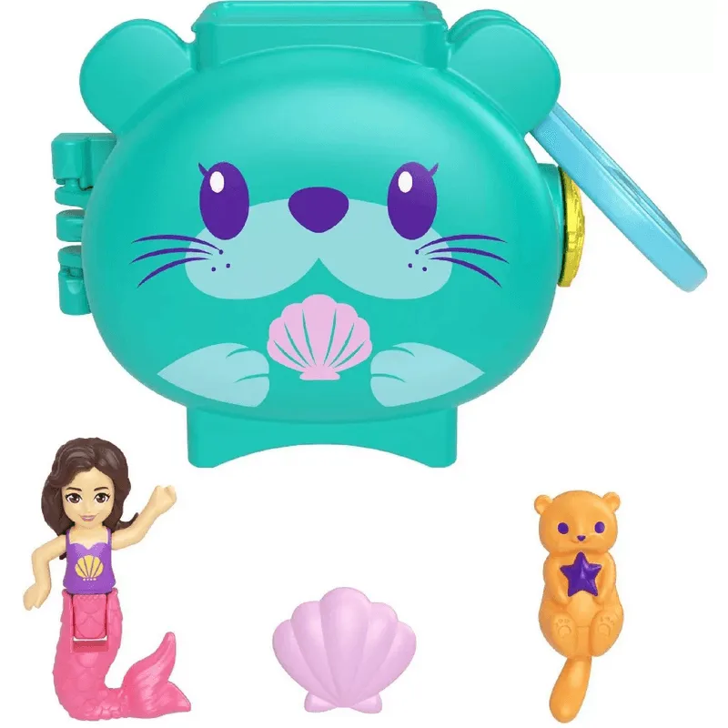 Mini Conjunto - Polly Pocket - Pet Connects - Foca MATTEL