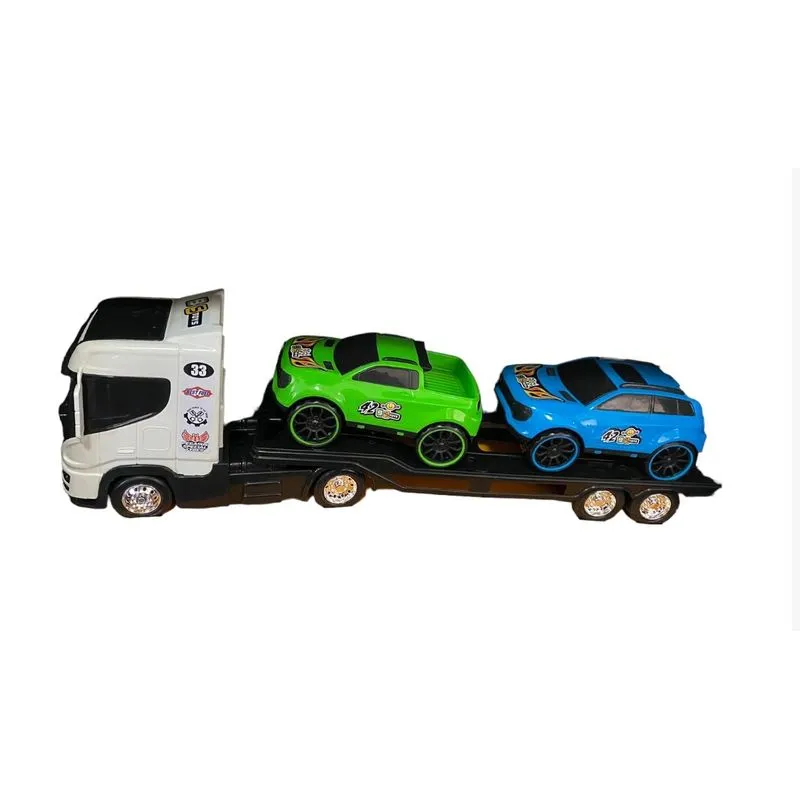 Top Truck - Caminhao Reboque - Branco BSTOYS