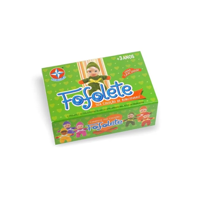 Boneca - Fofolete Pequena Roupa Verde ESTRELA