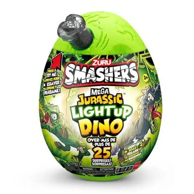 Ovo Smashers - Mega Jurassic Lightup Dino - Preto START